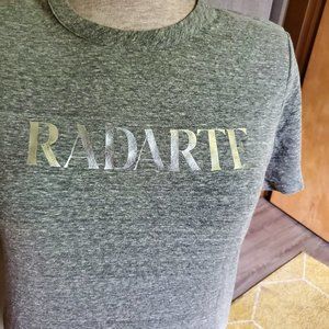 Casual Grey Tee Metallic "Radarte" Rodarte Size M